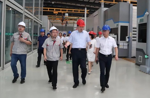 领导现场观摩中集凌宇
