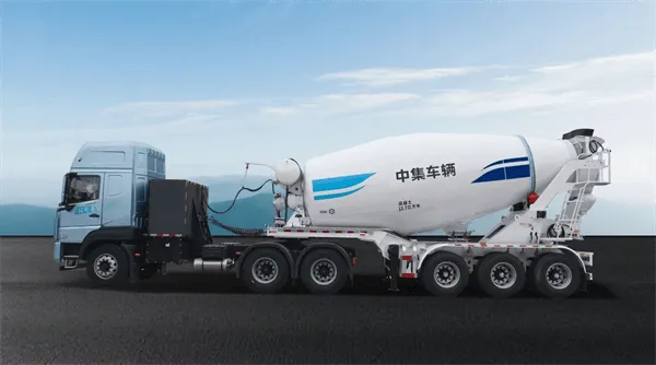 纯电动头挂搅拌车